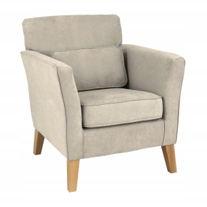 Tradycyjny Wygodny Fotel Compton lamówka poduszka