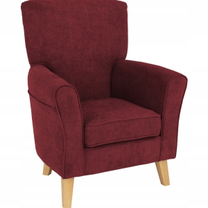Wygodny Fotel Bristol z Wysokim Oparciem Welur